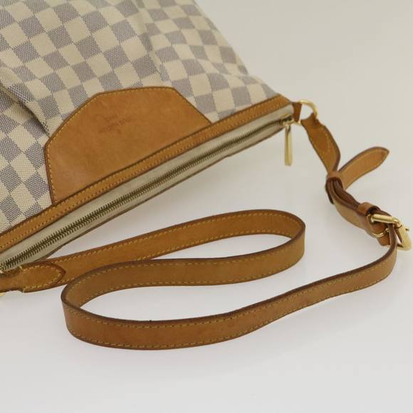 LOUIS VUITTON Damier Azur Siracusa MM Hand Bag N41112 LV Auth rh207 - Picture 7 of 16